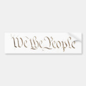 Wij het Volk Bumpersticker (Voorkant)