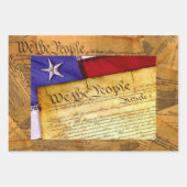 Wij, het volk, de Amerikaanse grondwet Inpakpapier Vel (Voorkant 3)