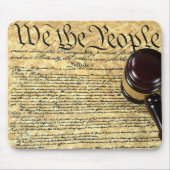 Wij, het volk en Gavel Muismat (Voorkant)