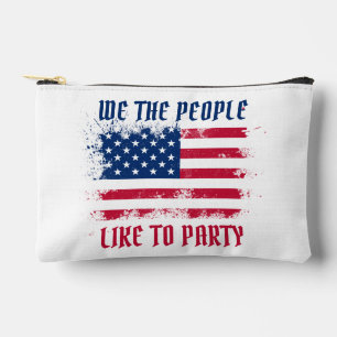 Wij, het volk Funny Distress USA Vlag op 4 juli Etui