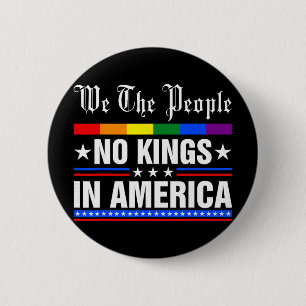 Wij Het Volk Geen Koningen In Amerika Anti-trump G Ronde Button 5,7 Cm