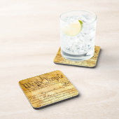 Wij, het volk - Grondwet Bier Onderzetter (Rechterzijde)