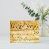 Wij, het volk - Grondwet Briefkaart (Staand voorkant)