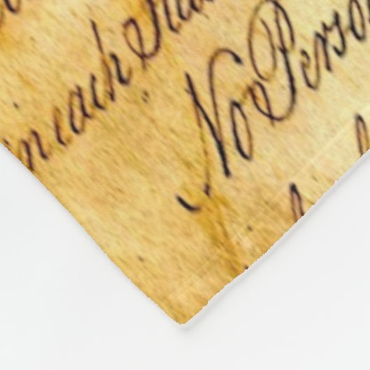 Wij, het volk - Grondwet Fleece Deken (Hoek)