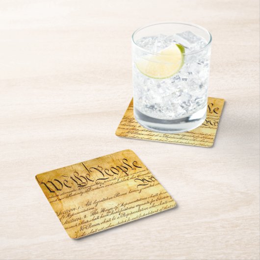 Wij, het volk - Grondwet Kartonnen Onderzetters (Insitu)