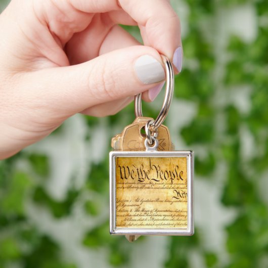 Wij, het volk - Grondwet Sleutelhanger (Hand)