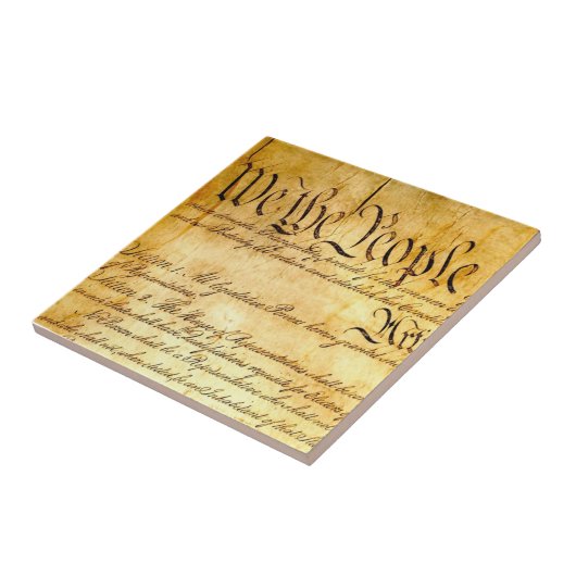 Wij, het volk - Grondwet Tegeltje (Zijkant)