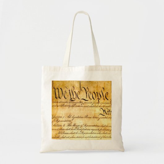 Wij, het volk - Grondwet Tote Bag (Voorkant)