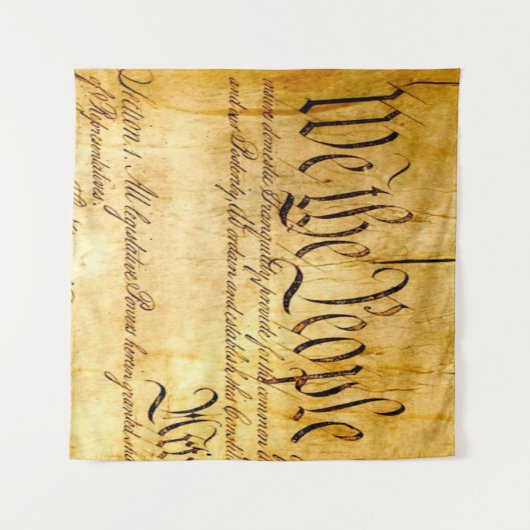 Wij, het volk - Grondwet Wandkleed (Voorkant (horizontaal))