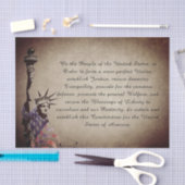 Wij, het volk, hebben de Amerikaanse ontkoppeling  Tissuepapier (Craft)