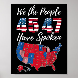 Wij, het volk, hebben de Amerikaanse verkiezingen Poster