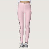 Wij, het volk, hebben de grondwet van het roze ver leggings (Voorkant)