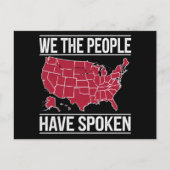Wij, het volk, hebben de kaart van de verkiezingen (Voorkant)