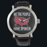 Wij, het volk, hebben de kaart van de verkiezingen horloge<br><div class="desc">Wij,  het volk,  hebben de kaart van de verkiezingsuitslag van 2024 gesproken</div>