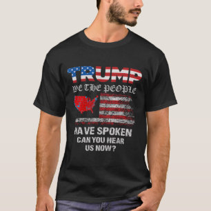 Wij, het volk, hebben de kaart van de verkiezingen t-shirt