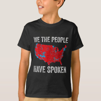 Wij, het volk, hebben de verkiezingkaart gesproken t-shirt