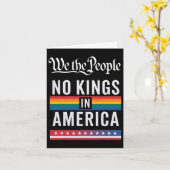 Wij, het volk, hebben geen koningen in Amerika, an Kaart (Gele Bloem)