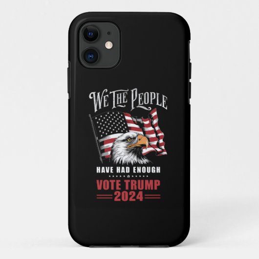 Wij, het volk, hebben genoeg stemmen gehad Trump 2 Case-Mate iPhone Case (Achterkant)