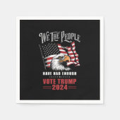 Wij, het volk, hebben genoeg stemmen gehad Trump 2 Servet (Voorkant)