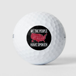 Wij het Volk Hebben Gesproken Kaart van de verkiez Golfballen
