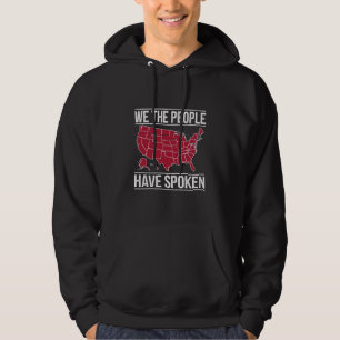Wij het Volk Hebben Gesproken Kaart van de verkiez Hoodie