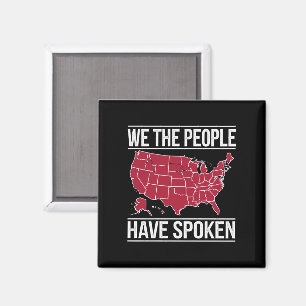 Wij het Volk Hebben Gesproken Kaart van de verkiez Magneet
