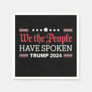 Wij, het volk, hebben gesproken over Trump 2024 Servet