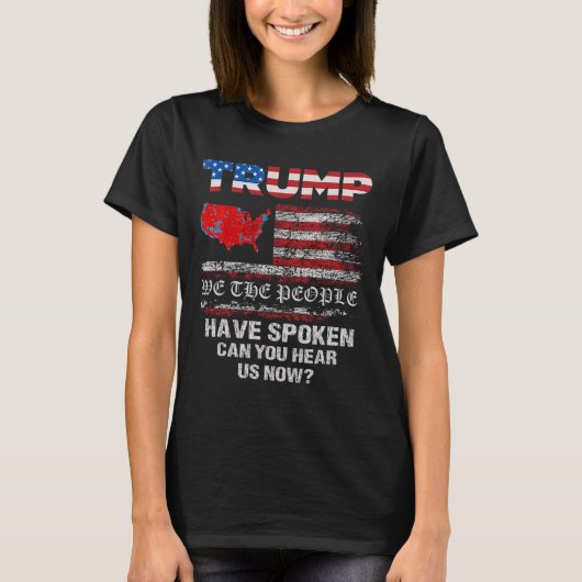 Wij, het volk, hebben gesproken T-shirt USA Electi (Voorkant)