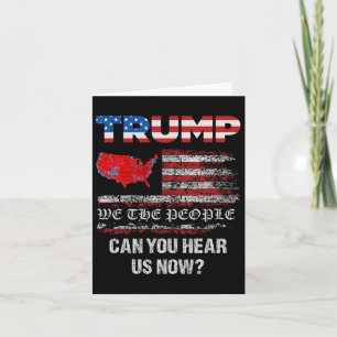 Wij, het volk, hebben gesproken T-shirt USA Electi Kaart