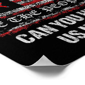 Wij, het volk, hebben gesproken T-shirt USA Electi Poster (Hoek)