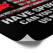 Wij, het volk, hebben gesproken T-shirt USA Electi Poster (Hoek)