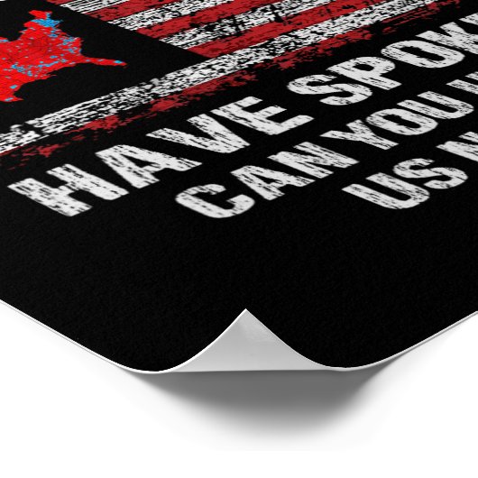 Wij, het volk, hebben gesproken T-shirt USA Electi Poster (Hoek)