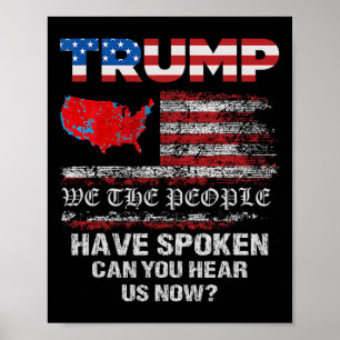 Wij, het volk, hebben gesproken T-shirt USA Electi Poster