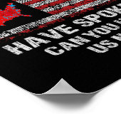 Wij, het volk, hebben gesproken T-shirt USA Electi Poster (Hoek)