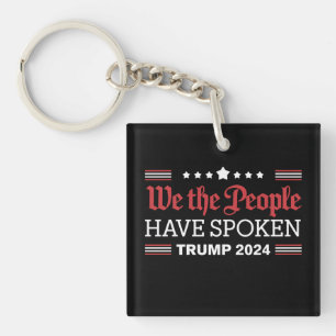 Wij Het Volk Hebben Gesproken Trump 2024 Sleutelhanger