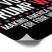 Wij, het volk, hebben gestemd en Trump heeft Mega Poster (Hoek)