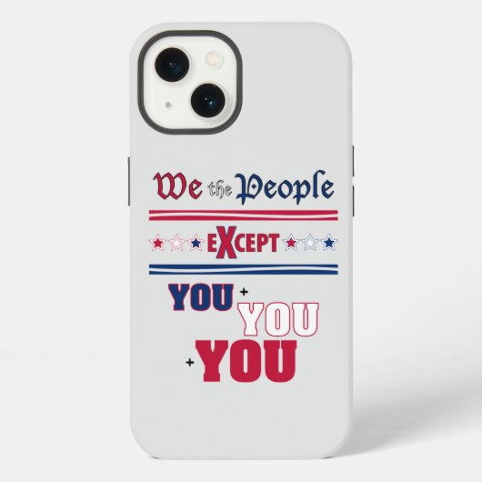 Wij het Volk iPhone Hoesje (Achterkant)