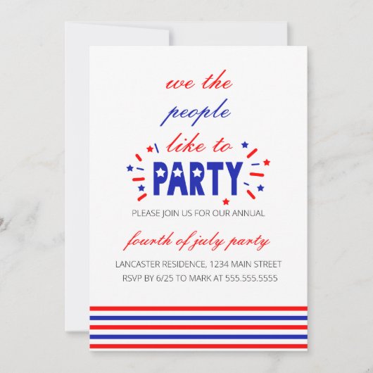 Wij het Volk Leren Feest te Vieren Kaart (Voorkant)