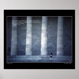 Wij het volk - Lincoln Quote Poster