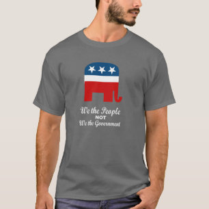 Wij het volk niet wij de regering t-shirt