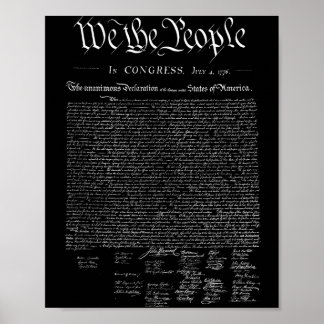 Wij het volk _ ons onafhankelijkheidsverklaring  poster
