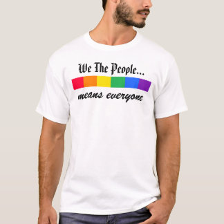 Wij het volk - Rainbow Pride shirt