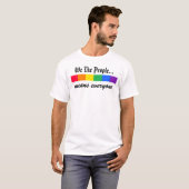 Wij het volk - Rainbow Pride shirt (Voorkant volledig)