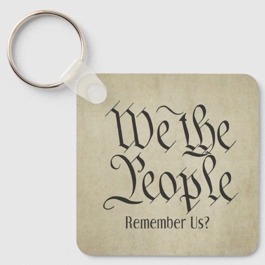 Wij, het volk! sleutelhanger (Voorkant)