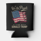 Wij het volk sta achter Donald Trump retro Blikjeskoeler