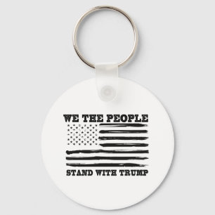Wij, het volk, staan achter het geschenk van Trump Sleutelhanger