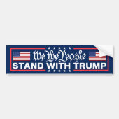 Wij, het volk, staan achter Trump 2024 Bumpersticker (Voorkant)