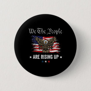 Wij Het Volk Staan Op Pro Republikeinse Conservati Ronde Button 5,7 Cm