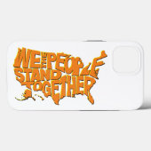 Wij, het volk, staan samen Case-Mate iPhone case (Achterkant (horizontaal))