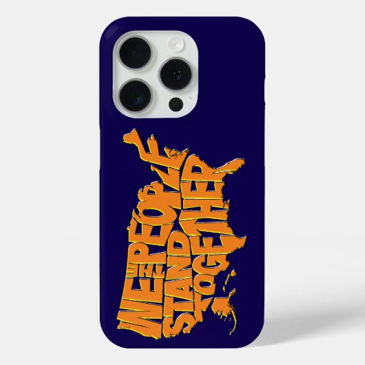 Wij, het volk, staan samen Case-Mate iPhone case (Achterkant)